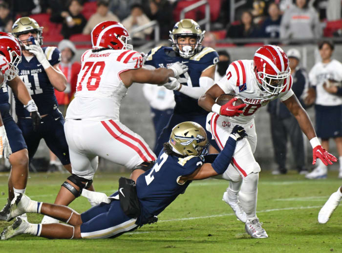 Mater Dei vs St John Bosco CIF Southern Section D1 Final November 24, 2023 Photo-Heston Quan09